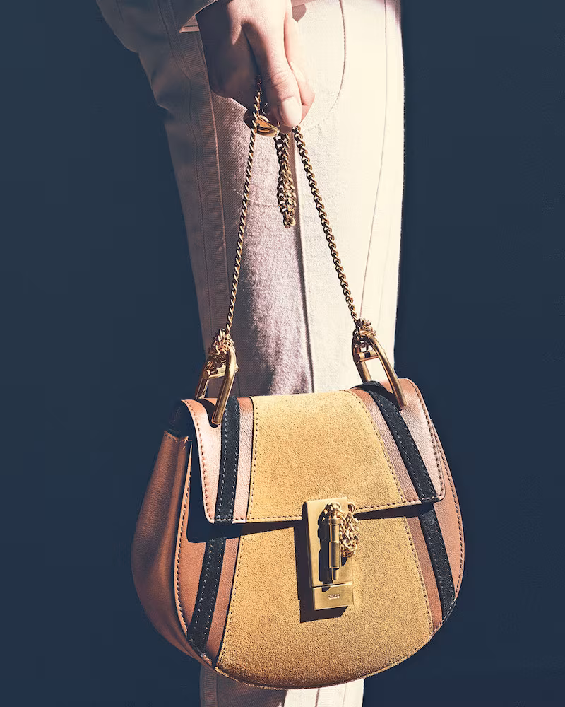 Chloé Drew Mini Patchwork Shoulder Bag
