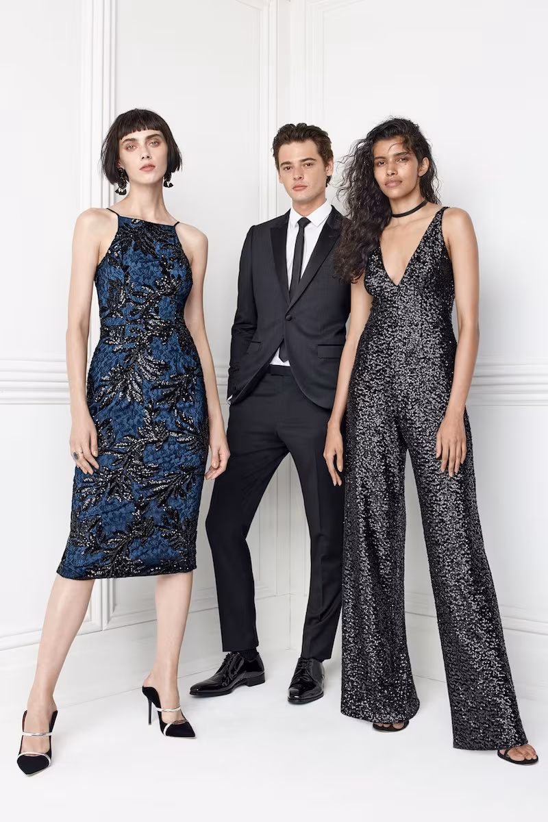 Dress the Population Charlie Sequin Jumpsuit