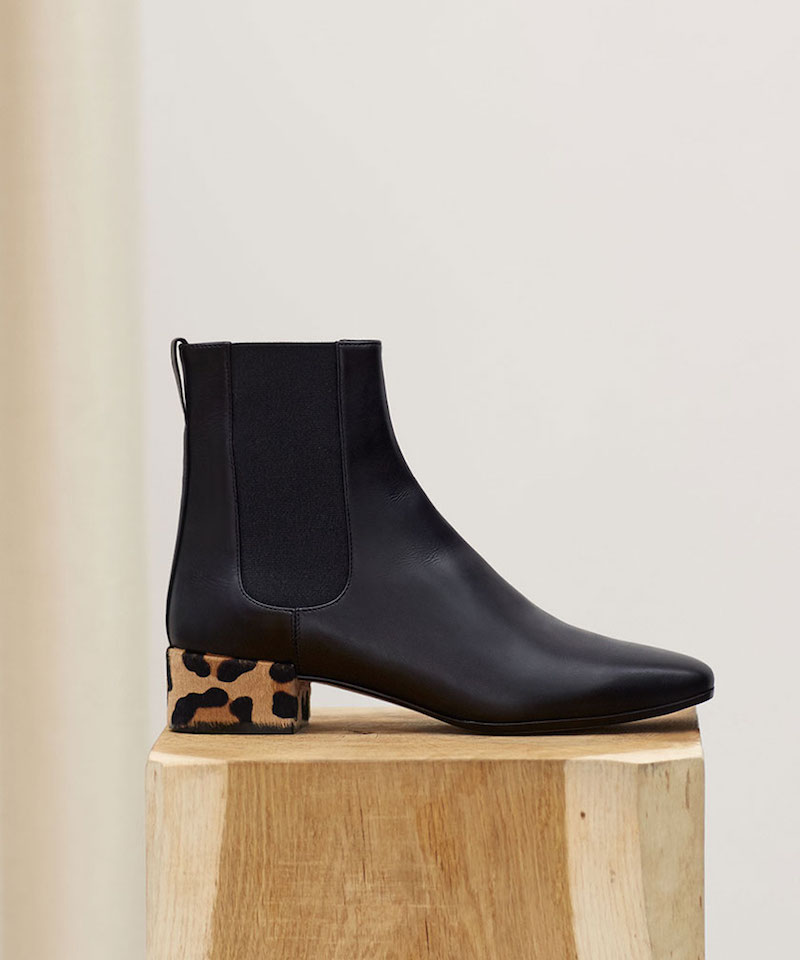 Francesco Russo Chelsea Leather And Calf-Hair Ankle Boot