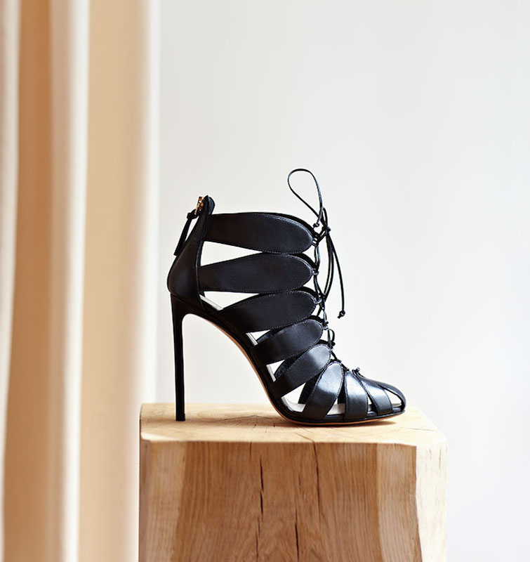 Francesco Russo Cutaway Leather Ankle Boots