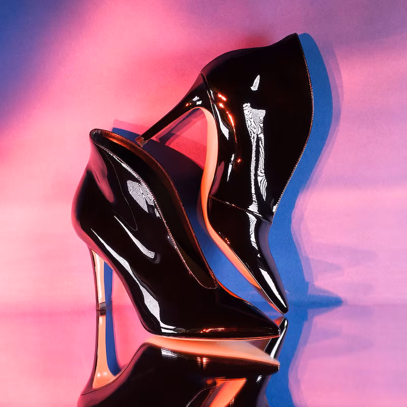 Gianvito Rossi Patent Cut Out Heels