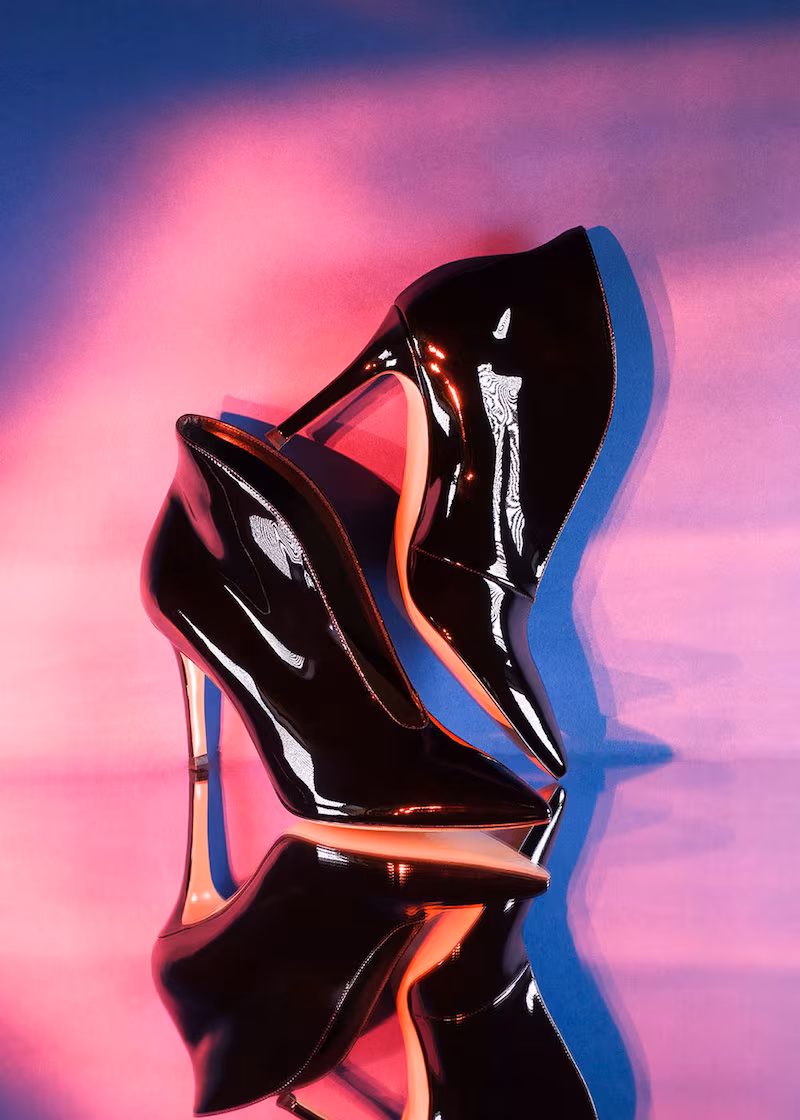 Gianvito Rossi Patent Cut Out Heels