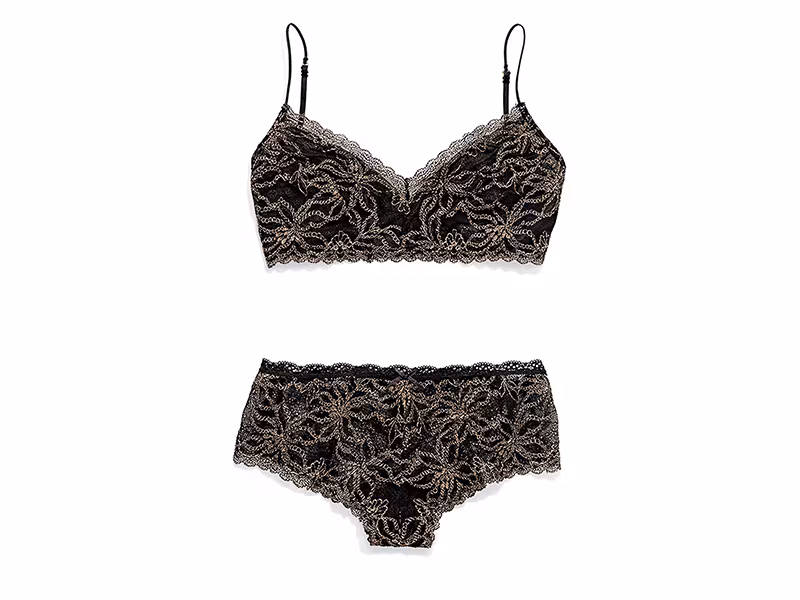 Honeydew Intimates Camellia Bralette & Hipster Panty