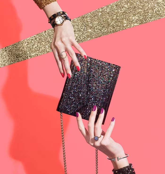 Jimmy Choo Candy Dégradé Crystal Acrylic Clutch