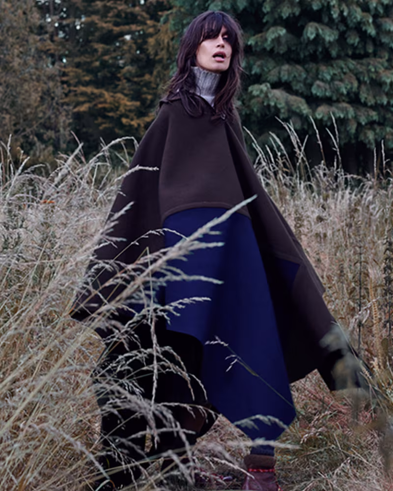 Mafalda von Hessen Plunging Asymmetric Cape