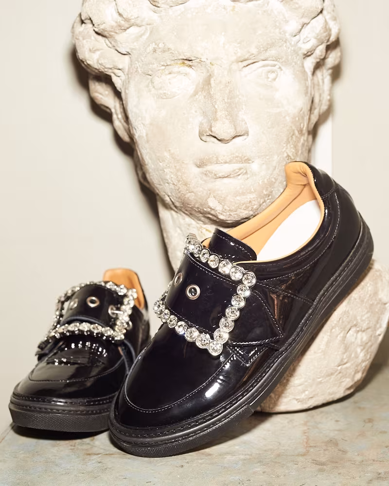 Maison Margiela Patent Leather Sneakers