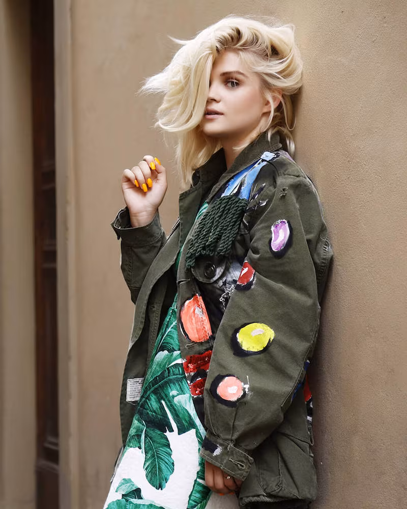 Patricia Field Art Fashion Scooter LaForge Hand-Painted Jacket