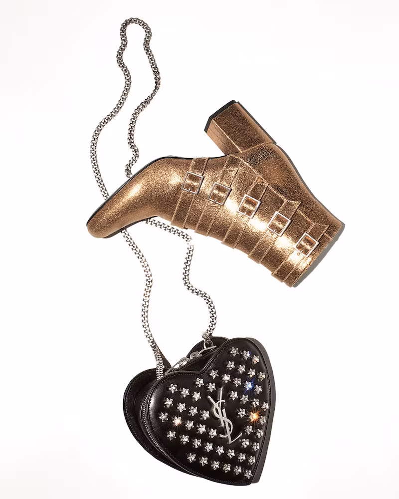 Saint Laurent Monogram Small Star Love Crossbody Bag