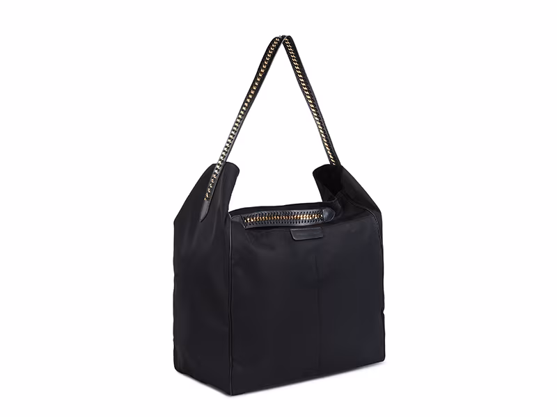 Stella McCartney Black Falabella GO Hobo Bag