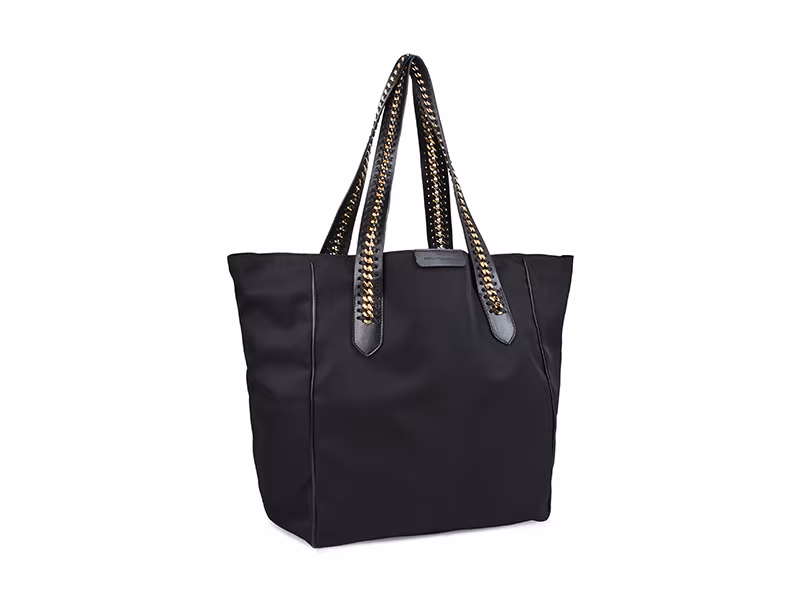 Stella McCartney Black Falabella GO Shoulder Bag