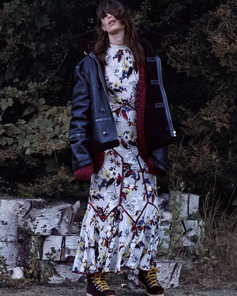 Vetements Oversized Shearling Jacket
