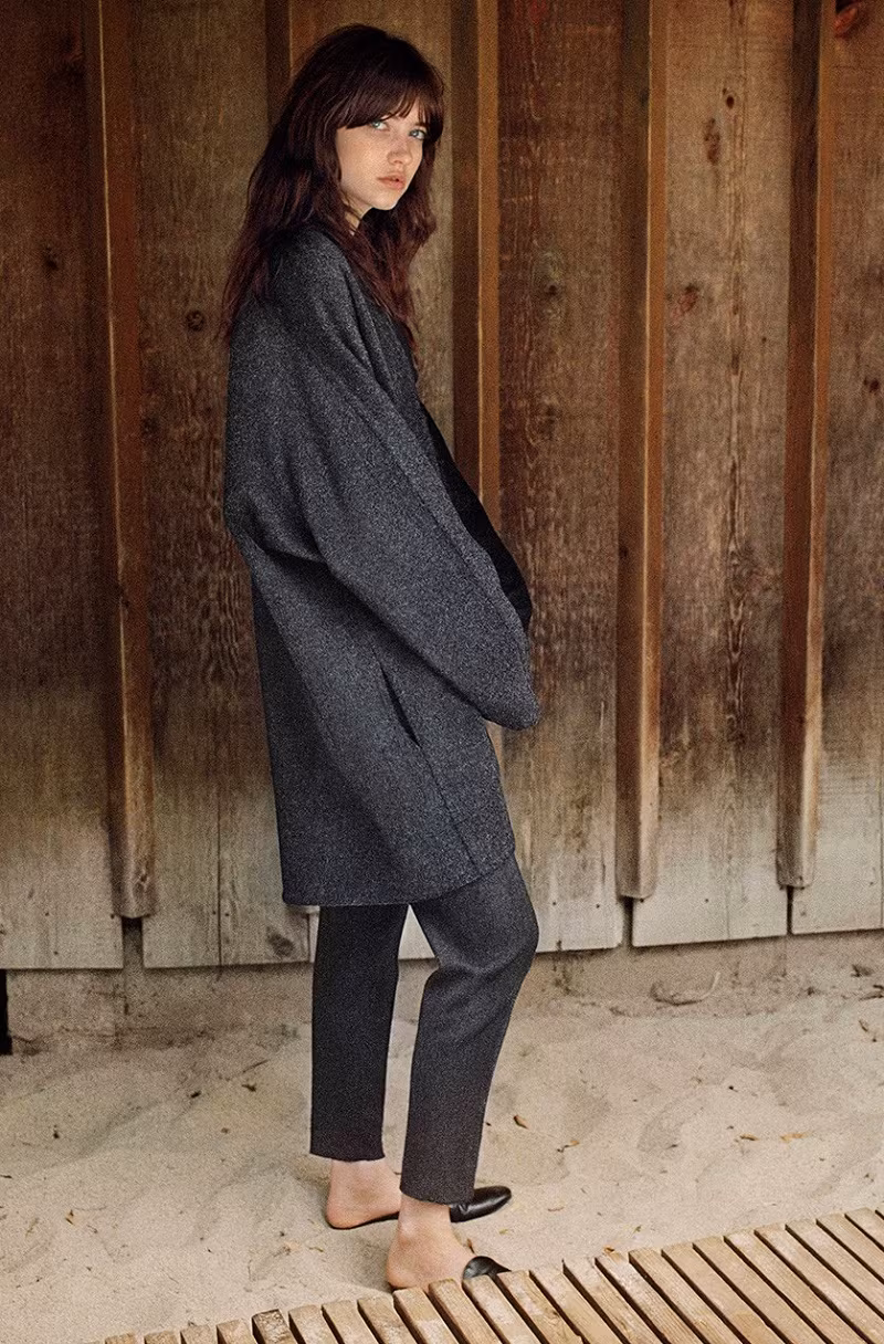 Vince Reversible wool and cashmere-blend coat