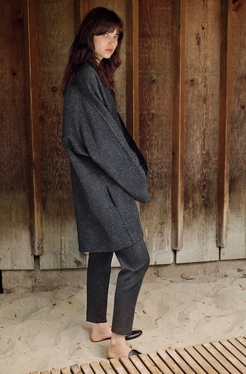 Vince Reversible wool and cashmere-blend coat
