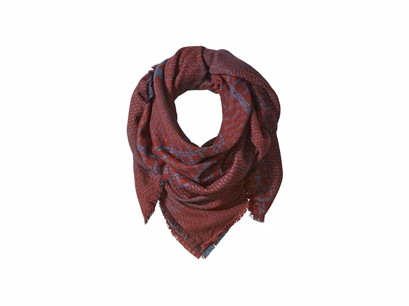 BCBGMAXAZRIA Moroccan Tile Woven Square Wrap