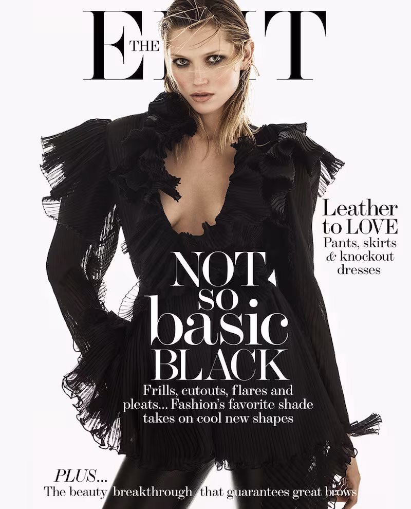 Black Beauties Hana Jirickova for The EDIT Cover