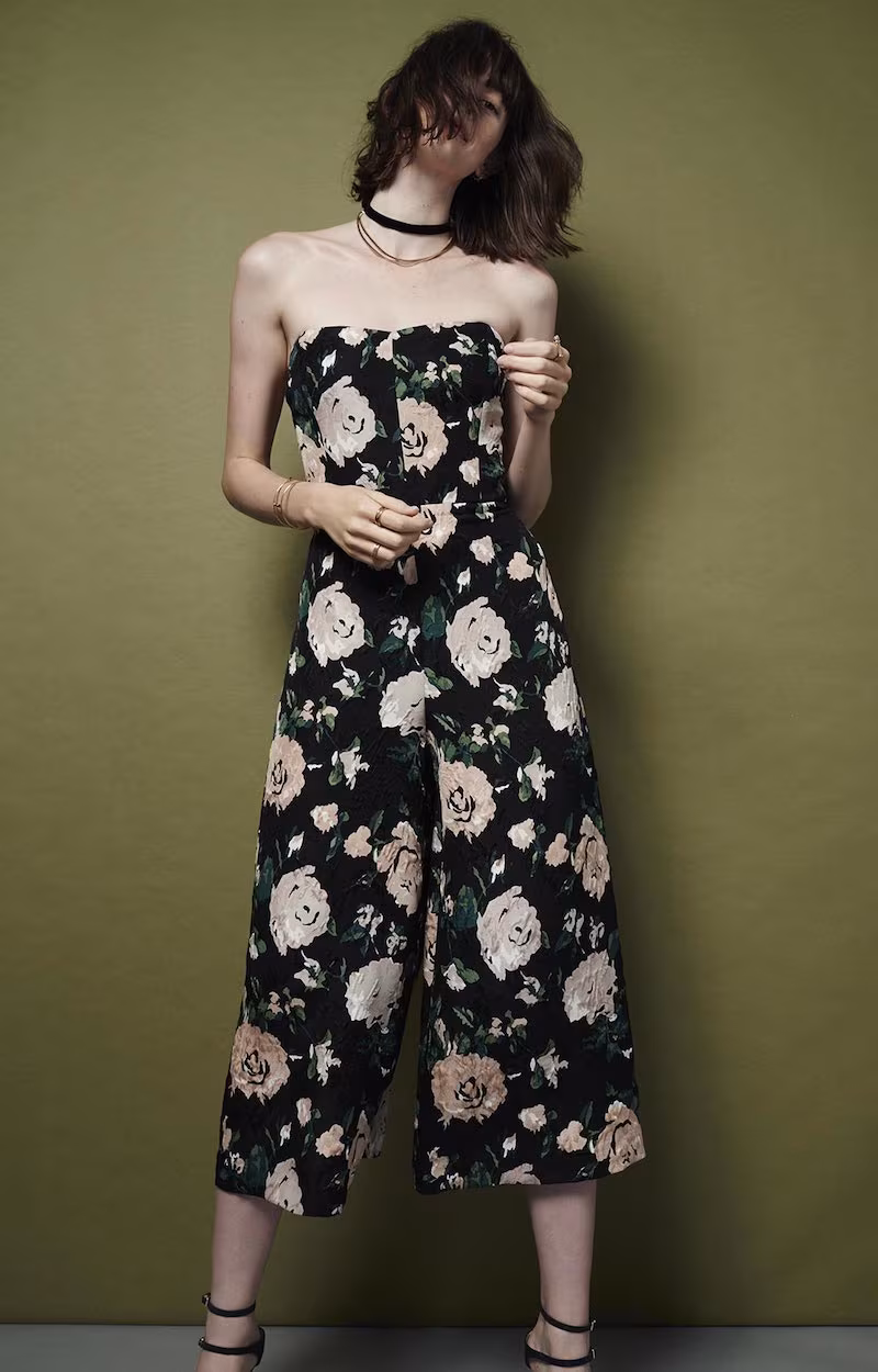 Club Monaco Daralis Floral Jumpsuit