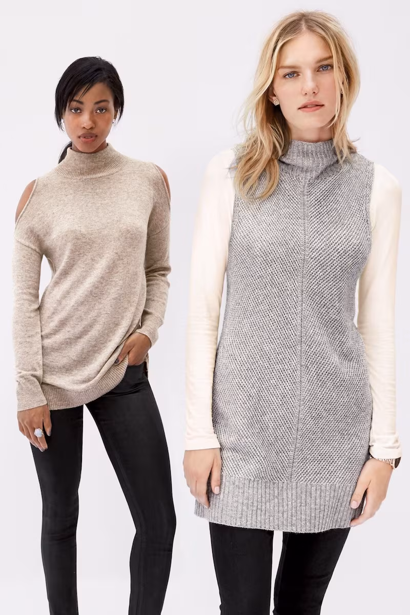 Halogen Sleeveless Tunic Sweater