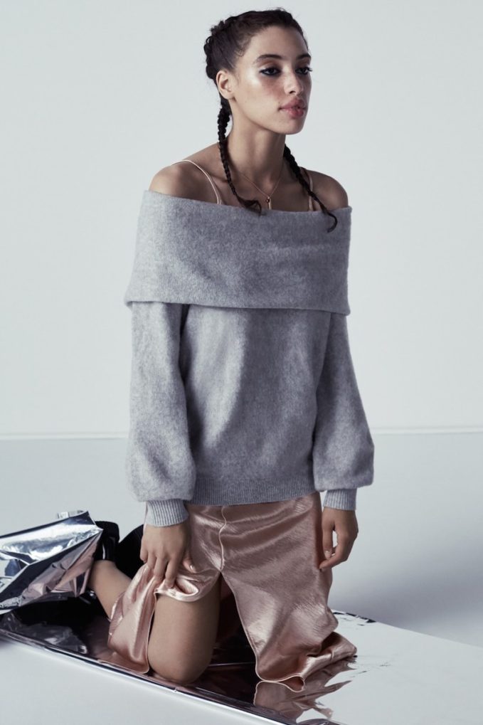 Leith Off the Shoulder Sweater