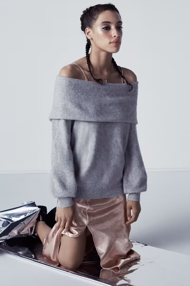 Leith Off the Shoulder Sweater