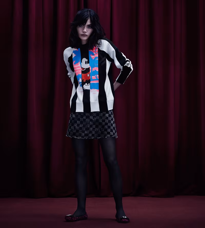 Marc Jacobs Mickey Mouse Patchwork Sweatshirt