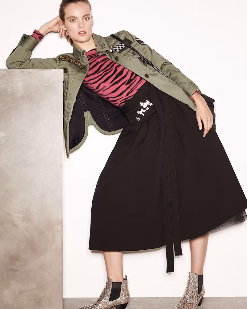 Marc Jacobs Paradise-Appliqué Military Jacket