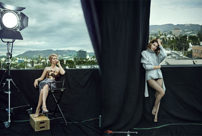 Screen Queens Cynthia Nixon, Tracee Ellis Ross, Kristen Bell & Michelle Monaghan for The EDIT