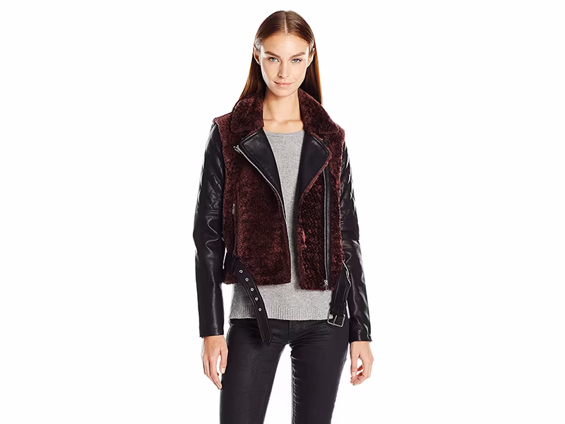 Vero Moda Daisy Short Jacket with Faux Fur