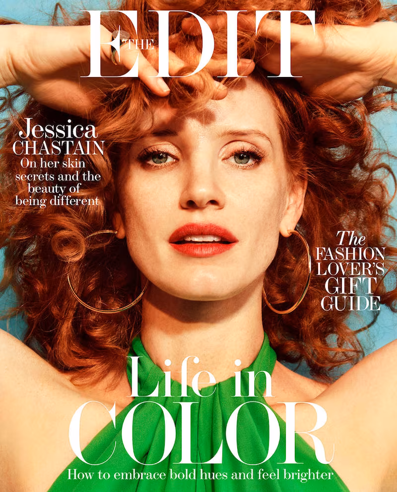 Bold Choices: Jessica Chastain for The EDIT