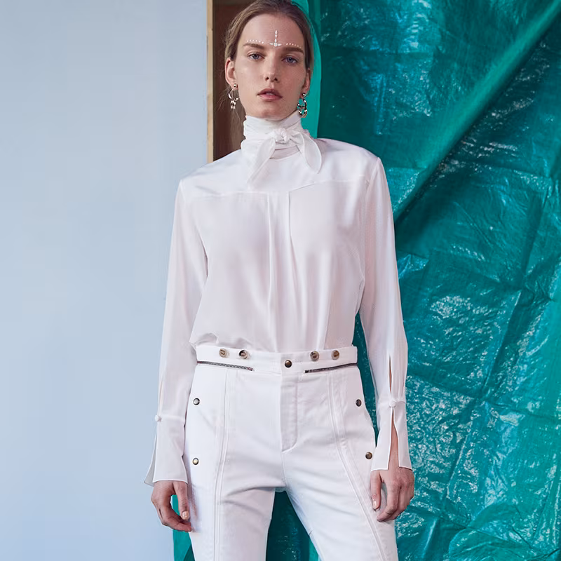 Chloé Tie Neck Blouse