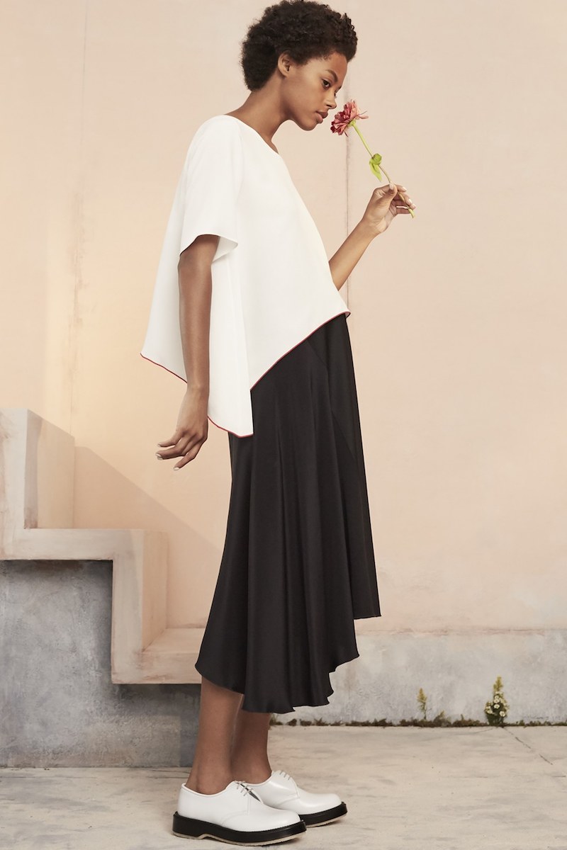 Colovos Seasonless Asymmetrical Midi Skirt