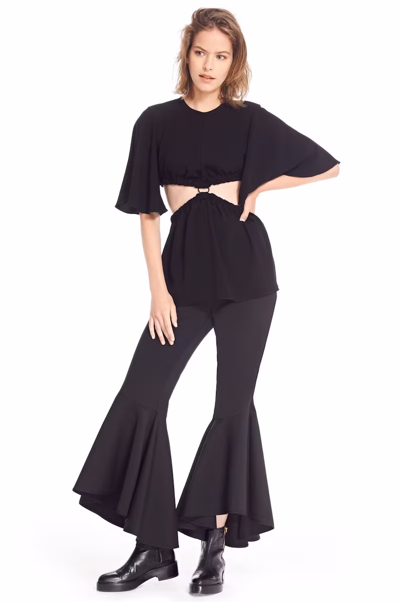 ELLERY Sinuous Crop Flare Pants