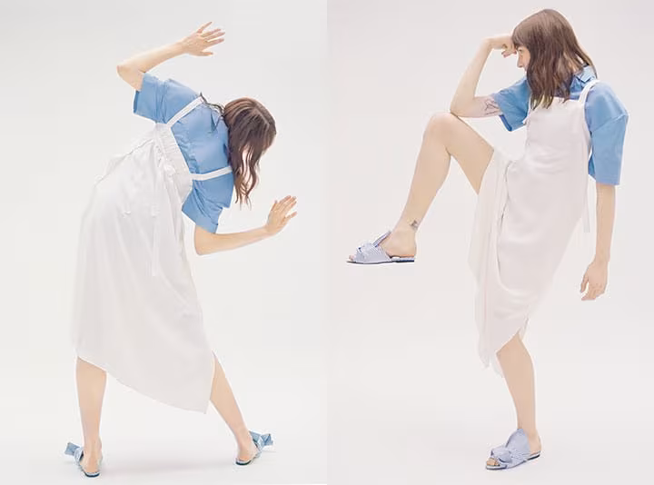 Helmut Lang Apron Strap-Detailed Woven Dress