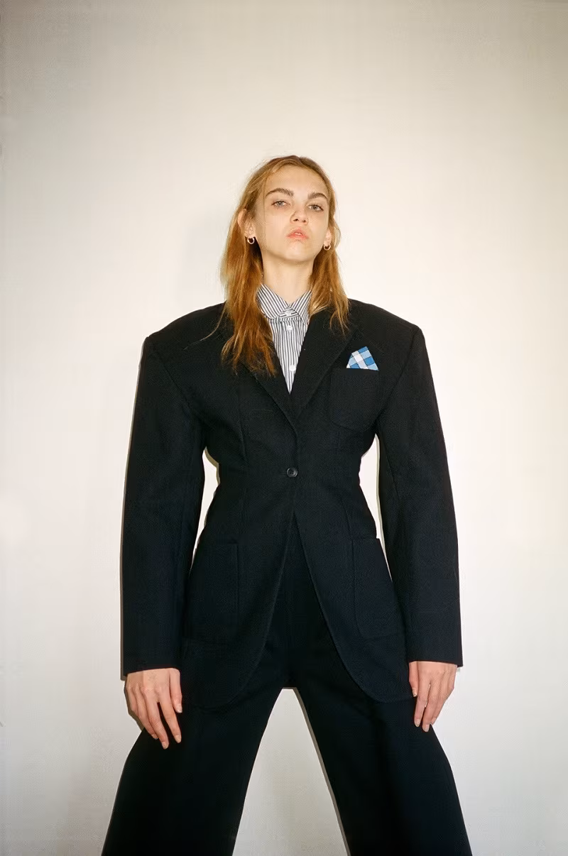 Jacquemus Navy La Veste Carrée Blazer-