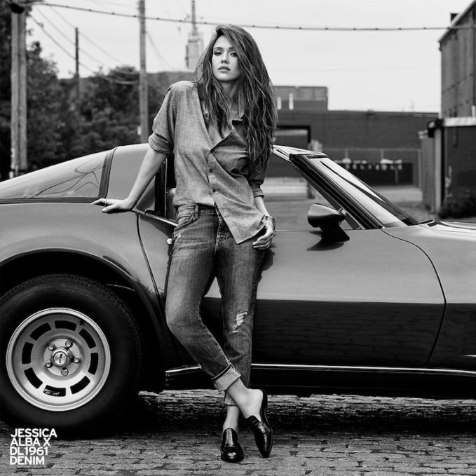 Jessica Alba x DL1961 No. 6 Slouchy Skinny Jeans