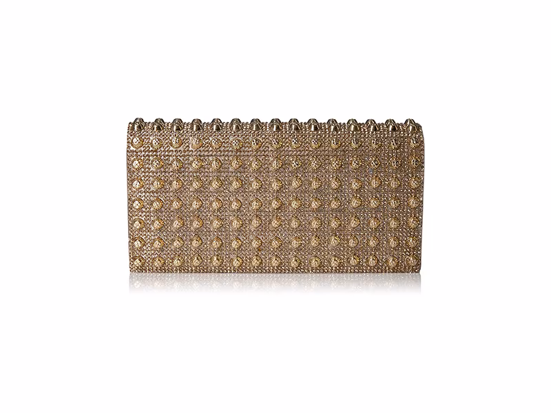 Jessica McClintock Chloe Studded Flap Clutch