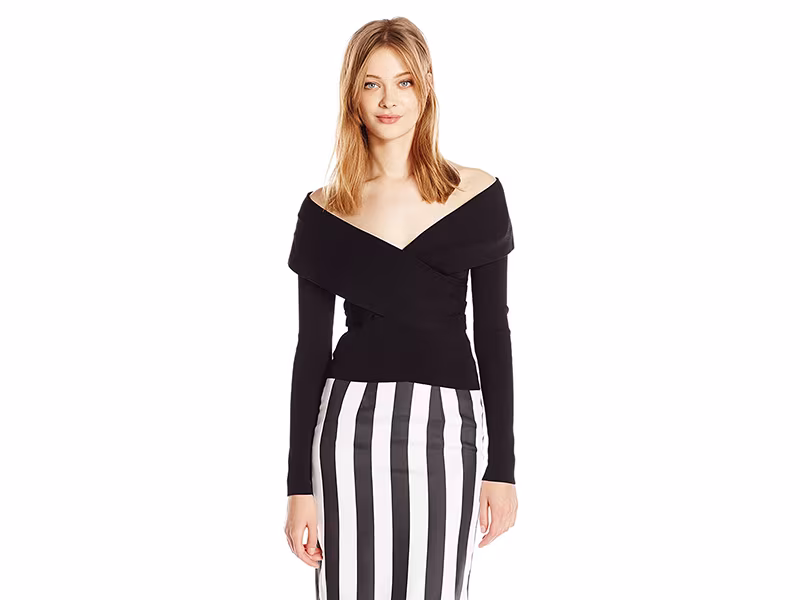 KENDALL + KYLIE Compact Off Shoulder Top