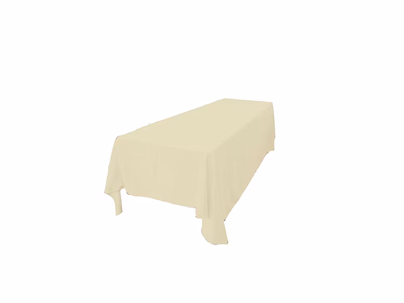 LA Linen Polyester Poplin Rectangular Tablecloth