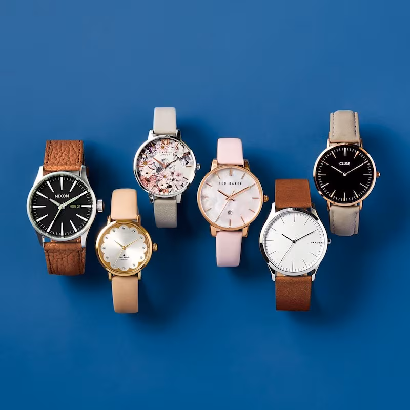 Nixon The Sentry 38 Leather Strap Watch