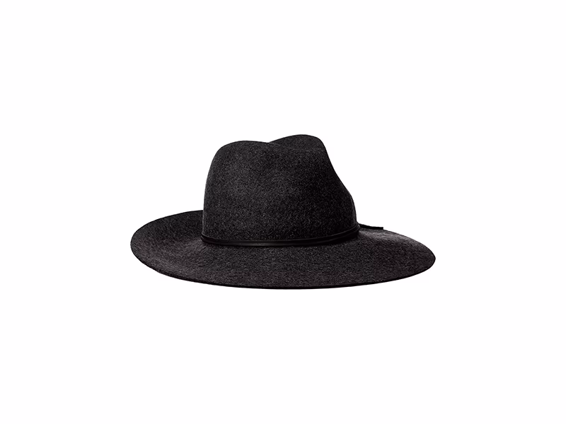 Phenix Cashmere Wide Brim Wool Felt Fedora Hat