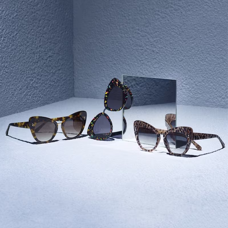 Stella McCartney Havana Oversized Cat Eye Sunglasses