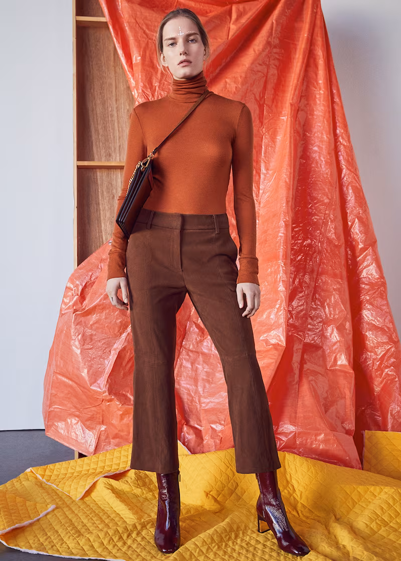 Tibi Alain Suede Pants