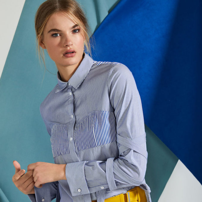 Tibi Shirt with Removable Straps