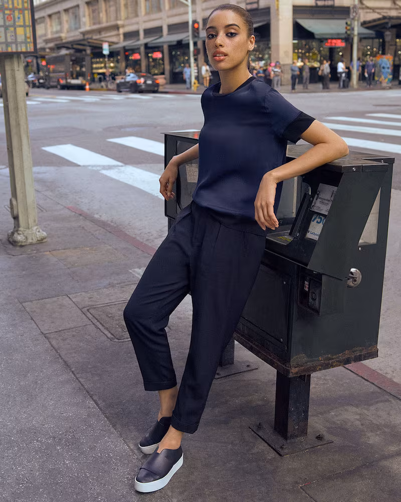 Vince Pull On Tapered Trousers