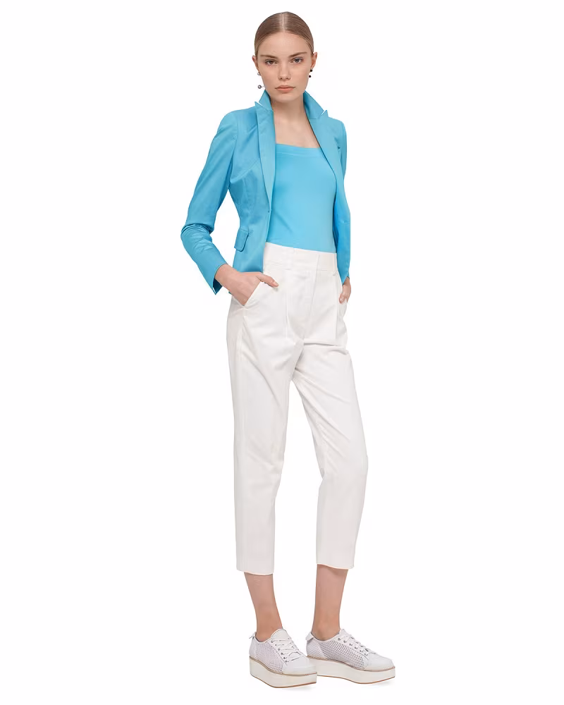 Akris punto Fred Cotton Ankle Pants