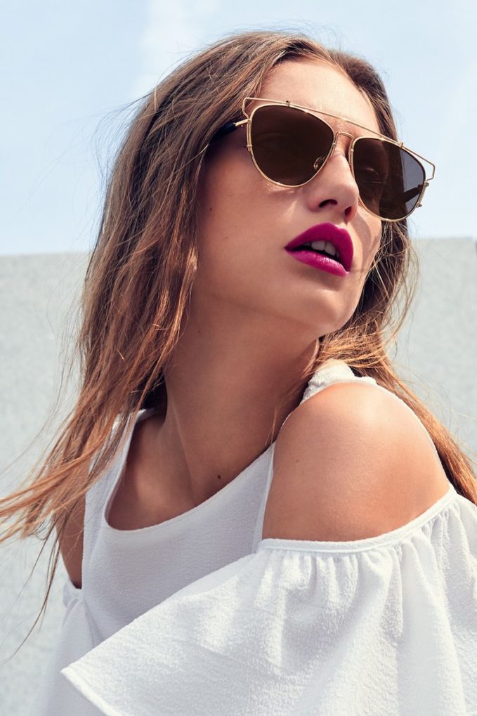 Dior Technos 57mm Sunglasses
