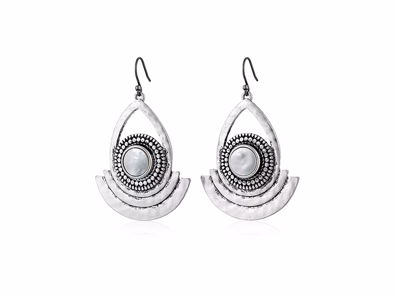 Lucky Brand Pearl Statement Earrings