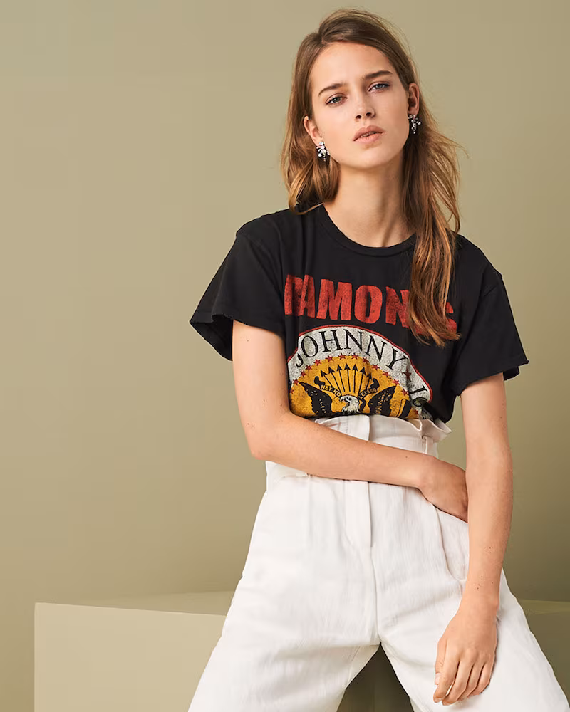 MADEWORN ROCK Ramones1979 Printed Tee