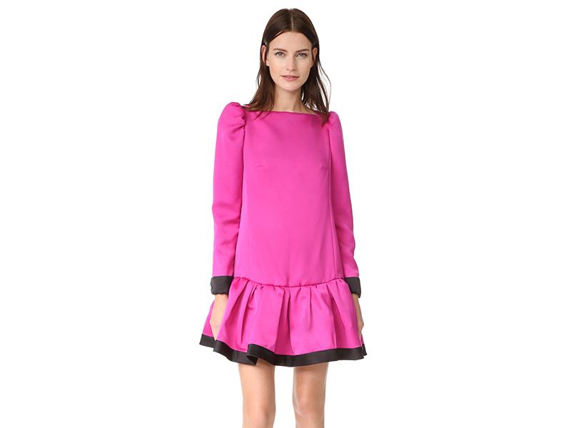 Marc Jacobs Long Sleeve Dress with Ruffle