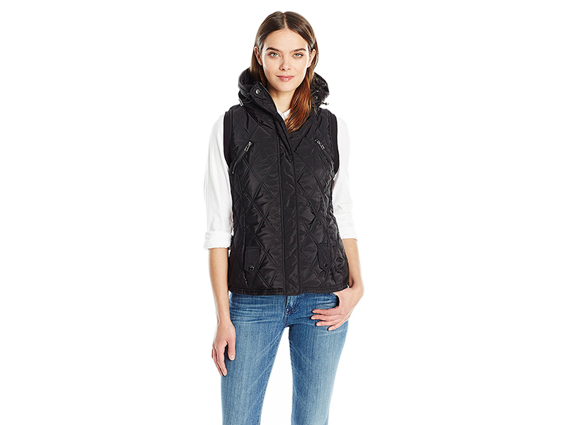 Members Only Quilted Vest with Sherpa Lining
