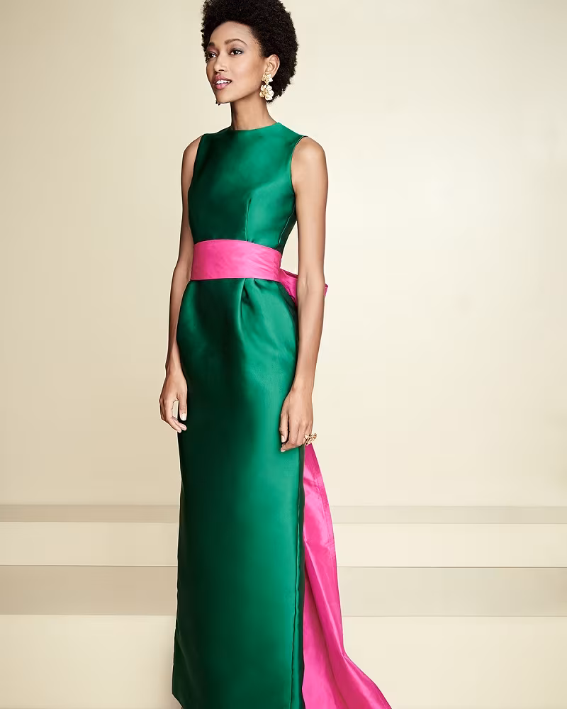 Oscar de la Renta Sleeveless Column Gown